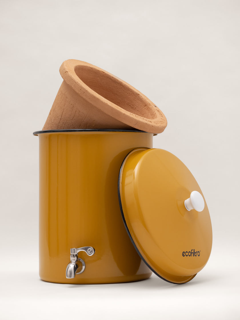 Filtro de água Ecofiltro 5L - Amarelo