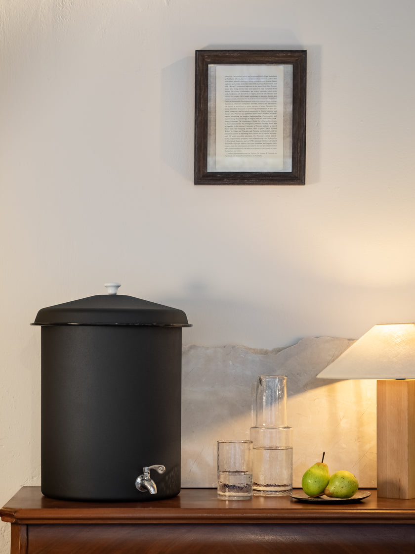 Filtro de água Ecofiltro 20L - Preto mate