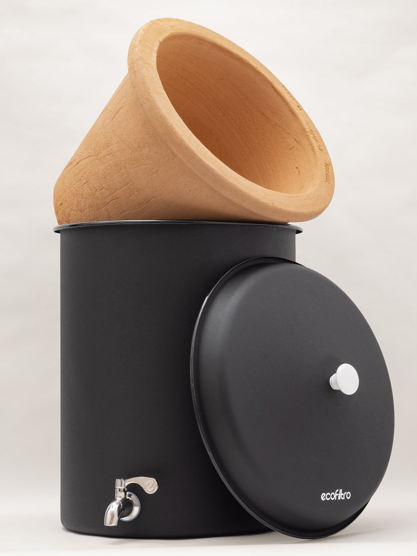 Filtro de água Ecofiltro 20L - Preto mate