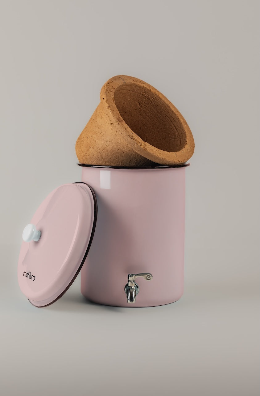 Filtro de água Ecofiltro 5L - Rosa bebé